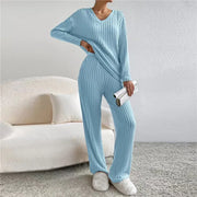 NOLA | 2-delige Lounge-Set voor dames Fashion Women Loungewear All-year Zavalori Luchtblauw S
