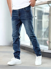 RAVI | Herenjeans met Praktische Zakken Pants Men Zavalori Blauw XS