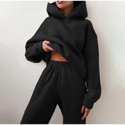 JADE - Oversized Dames Joggingpak Fashion Women Tracksuit All-year Zavalori Zwart S