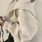 SOVA | Dames Vest Met Capuchon Vest Zavalori Grijs XS