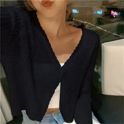 NOVAH - Lichte Dames Cardigan Women's Cardigan Zavalori Zwart Één maat