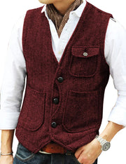 LEON | Heren Mouwloze Gilet Waistcoat Men Zavalori