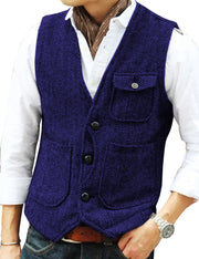 LEON | Heren Mouwloze Gilet Waistcoat Men Zavalori